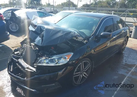 2017 Honda Accord Sport from USA, damaged, VIN 1HGCR2F51HA058739